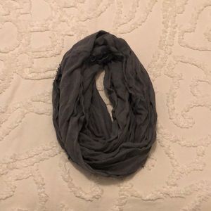 Grey infinity scarf